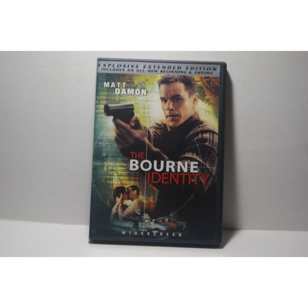 The Bourne Identity DVD Matt Damon Action Thriller Fun Watch 2002